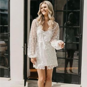 Le Rose Maya robe & slip. XS- VEUC.